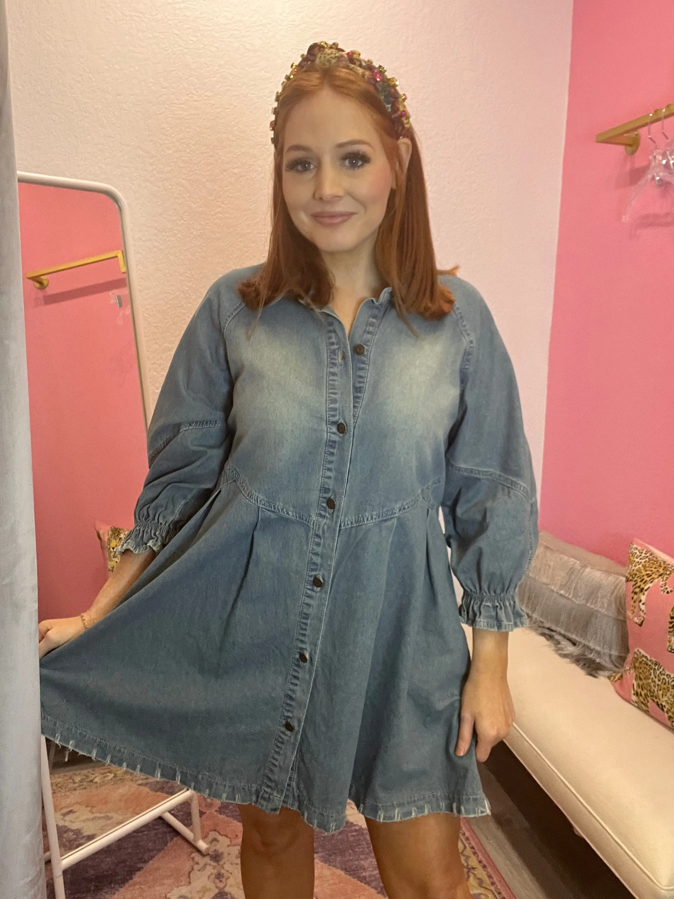 Chambray Denim dress