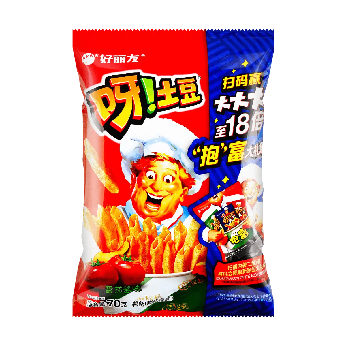 ORION.CN Potato Sticks Tomato Flavor 70g