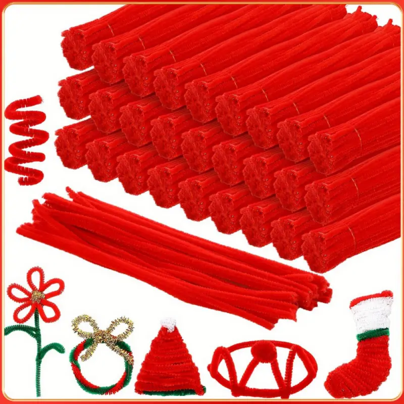 900-piece pipe cleaner set, suitable for beginners' DIY art and craft project decorations, Handmade Embellishments, Handicraft