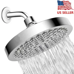 Luxury Shower Head High Pressure Rain Waterfall Design Premium Quality Easy Clean Adjustable Angle Quick Install 1-Minute Setup US Seller shower holder