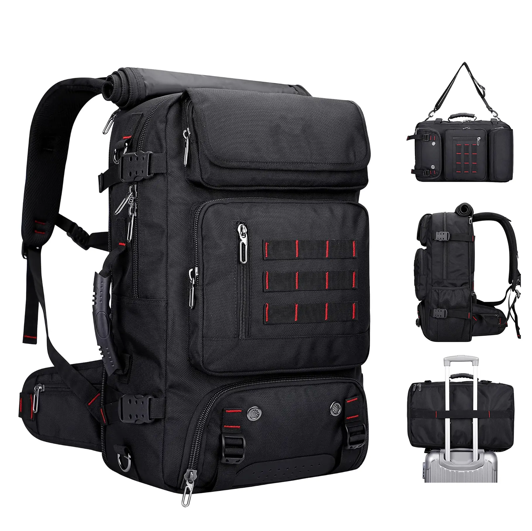 2026 New Tactical Backpack, Men’s Multifunctional Backpack, Large Capacity for Outdoor Hiking and Mountaineering, Leisure Tactical Bag, 16-inch Laptop Bag with Separate Shoe Pocket, Christmas, Men’s Birthday Gift