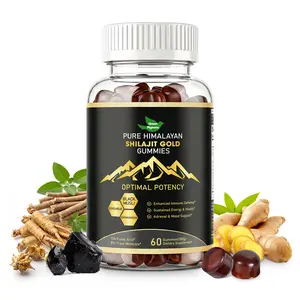 Green Pigeons Himalayan Shilajit Gummies Advanced Edition | 8-IN-1 | With Ashwagandha, Gokshura & other herbs | Sports and Fitness | 60 Gummies 2-Month Pack