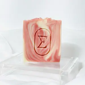 ALOE VERA & ROSE CLAY Artisan Soap Bar • unscented 