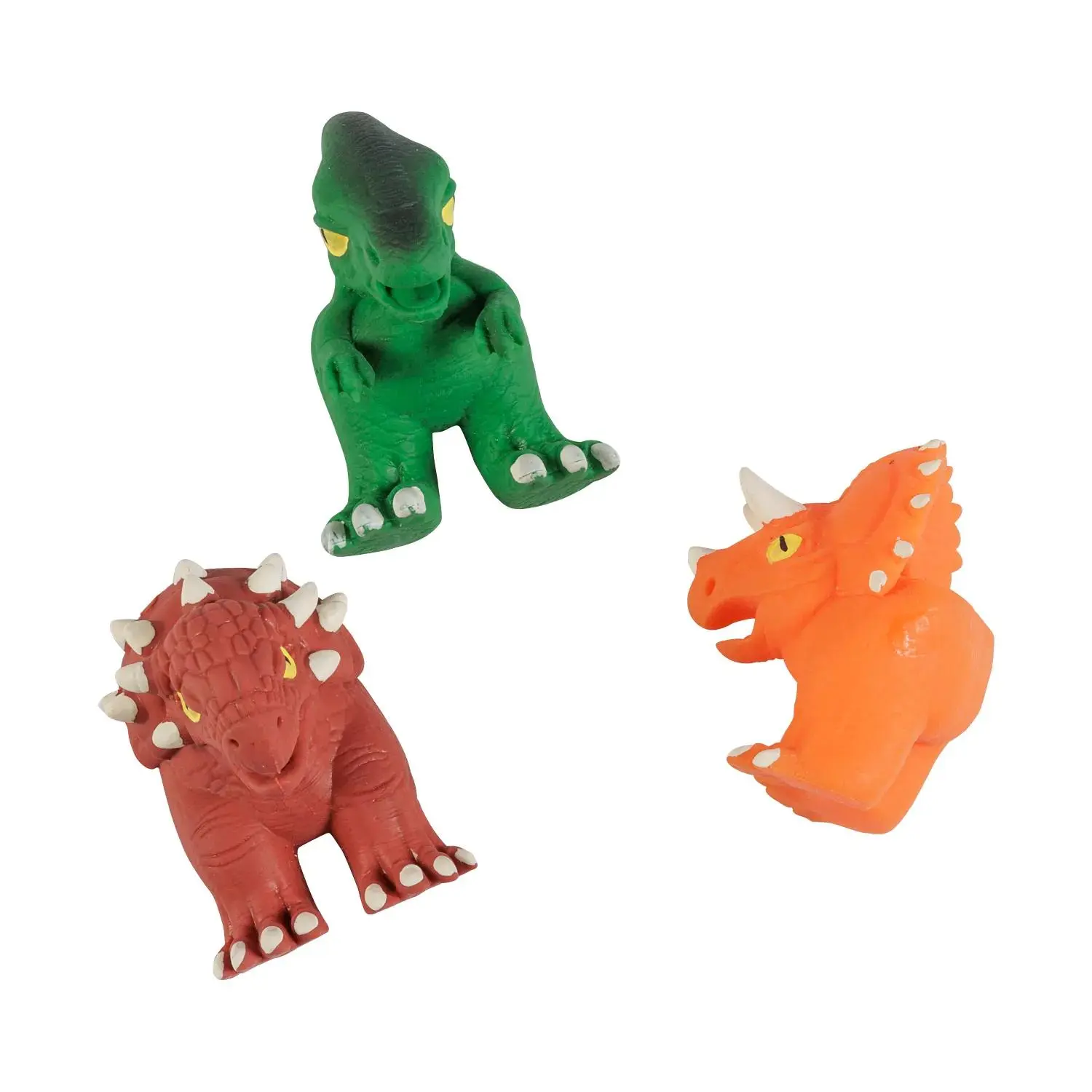 12-Piece Variety Animated Walking Dinosaur Finger Puppets - 2.75in, for Kids' Creative Play (Toys & Hobbies, Classic & Novelty Puppets)