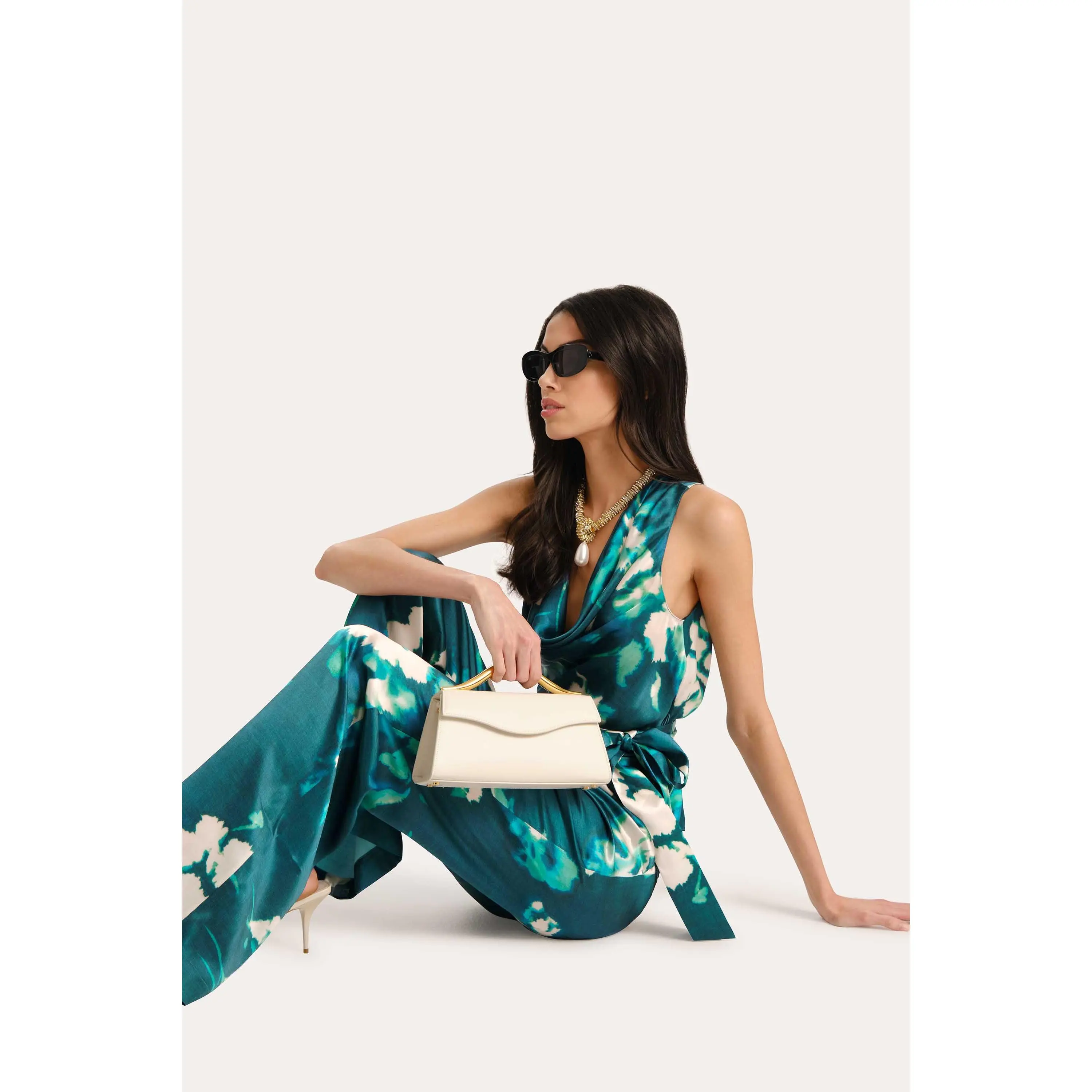 Delilah Floral Silk Pant