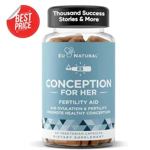 Conception for Her Fertility Supplements for Women - Ovulation, Hormonal Balance & Regular Cycle Support - Myo-Inositol, Folate, Shatavari & Vitex