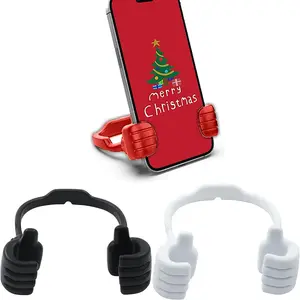 Adjustable Lazy Thumbs-Up Phone Stand for Tablets, E-Readers and Smart Phones, Fun Gifts for Kids Teens Girls Boys Women Men Wife Girlfriends Teacher, Cute Phone Holder for Desk