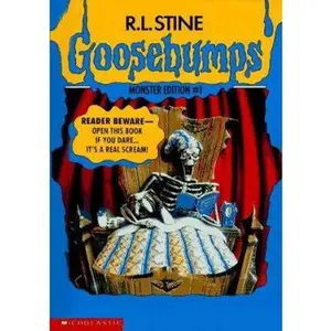 USED-Goosebumps Monster Edition 1: Welcome to Dead House, Stay Out of the Basement, and Say Cheese and Die! by R. L. Stine (Hardcover)