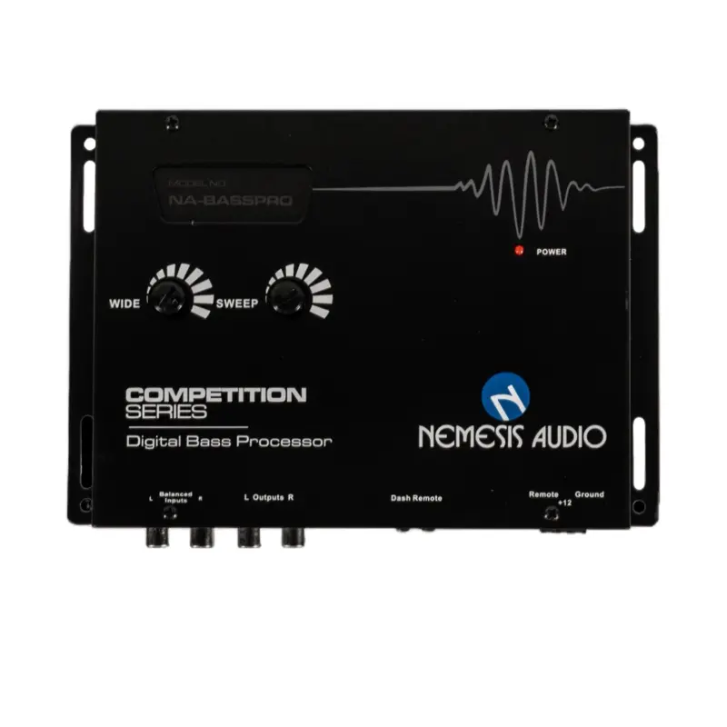 Nemesis Audio NA-BASSPRO Digital Bass Processor - Competition Series with Wide & Sweep Controls for Enhanced Sound Effects