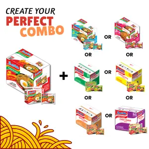 Customized Bundle Official Indomie Mi Goreng Original Flavor Instant Noodles - 30 Packs Savory Fried Food