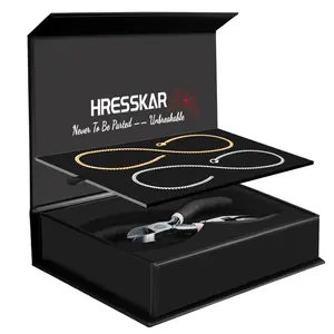 HRESSKAR Unisex Permanent Couples Bracelets with Special Clasp Secure Fit & Easy Wear Perfect Date Night Gift for Anniversary and Birthday Fashion