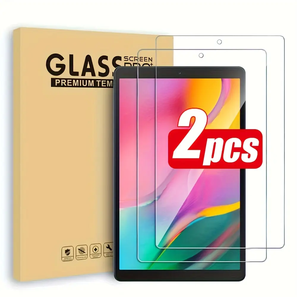Samsung Galaxy Tab a 10.1 (2019) Sm-T510/t515 Screen Protector Tempered Glass Film, Screen Protective Film, Scratch-Resistant & Durable Design, Perfect Fit for Samsung Tablets, Tablet Screen Protectors