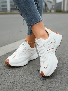 Women Height Increasing Thick Sole Non Slip Comfortable Breathable Running Shoes for Outdoor Sports
