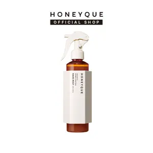 Honeyque Official Shop - Honeyque Deep Repair Honey + Protein Hair Mist Air Spray & Primer 200ml | Leave-In Hair Mist for Dry, Damaged, Frizzy Hair | Deep Hydration, Smoothing & Shine | Manuka Honey, Keratin, Milk & Soy Protein For Salon-Quality Repair