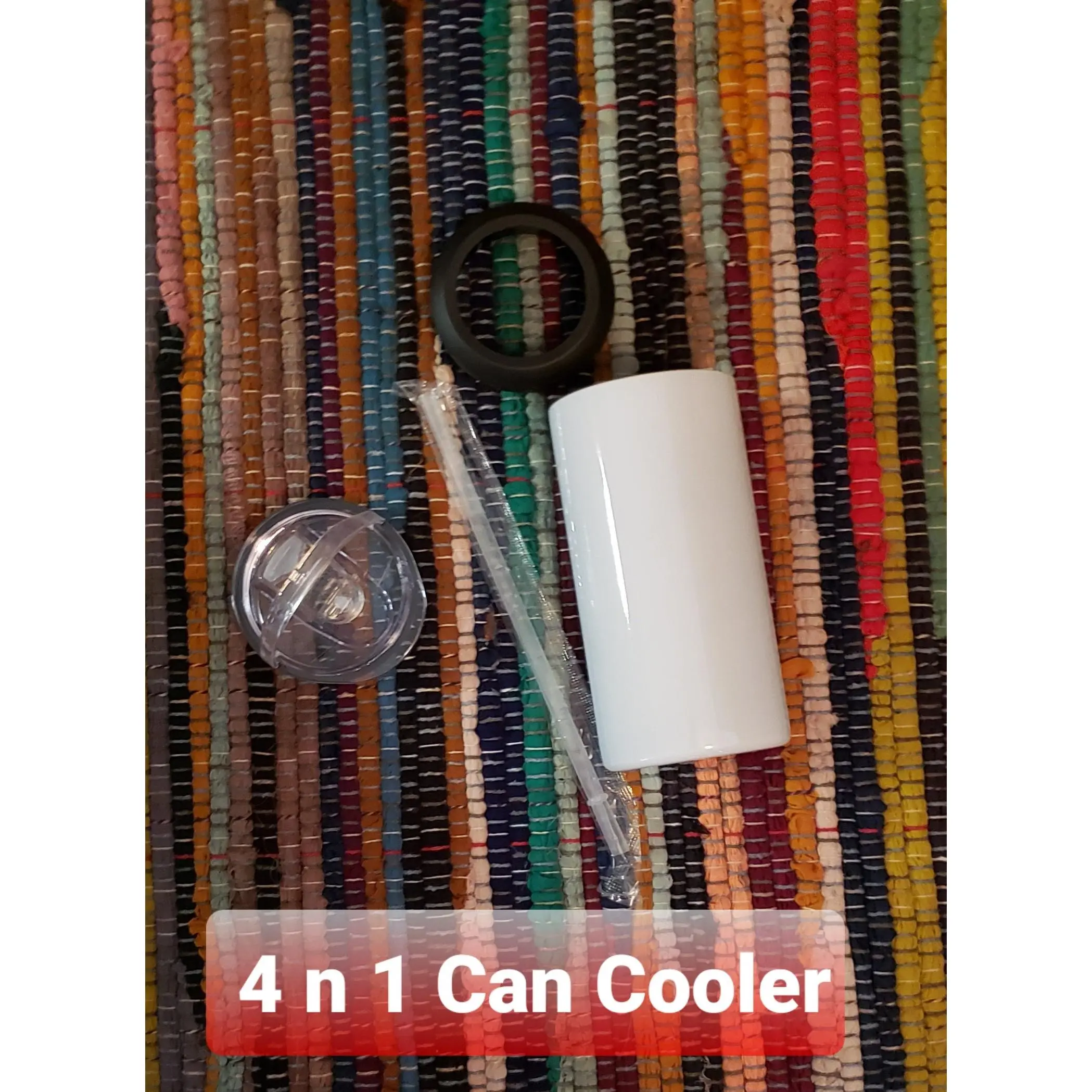 16oz 4 in 1 customizable sublimation can cooler