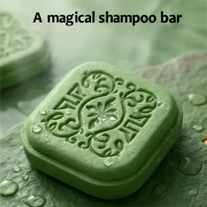 XUJECT Nourishing Shampoo Bar Anti-Shedding DHT-blocking Formula with 18 Herbal Actives for Balanced Oily Scalp & Stronger Roots Winter Hair Care