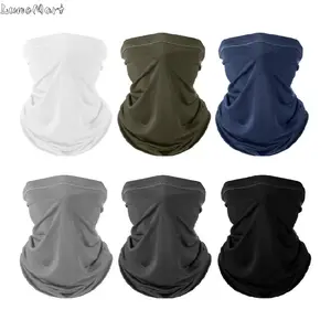 6-Piece Summer UV Protection Cooling Neck Gaiter, Breathable Face Covering, Sunscreen Bandana Scarf (Fashion & Clothes Accessory)