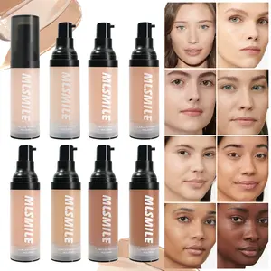 8 shades of liquid foundation for women, long-lasting foundation, high-coverage foundation, oil-control foundation, natural-finish foundation, waterproof and sweat-resistant foundation, matte foundation, Affordable foundation