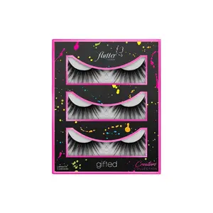 Flutter Lashes Synthetic False Eyelashes - Gifted (3 pairs)