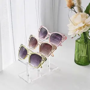 Acrylic 4-5 Layer Sunglasses Display Stand, Modern Eyeglass Storage Box, Multifunctional Pen Holder, Transparent Shelf for Exhibition, Acrylic Display Rack
