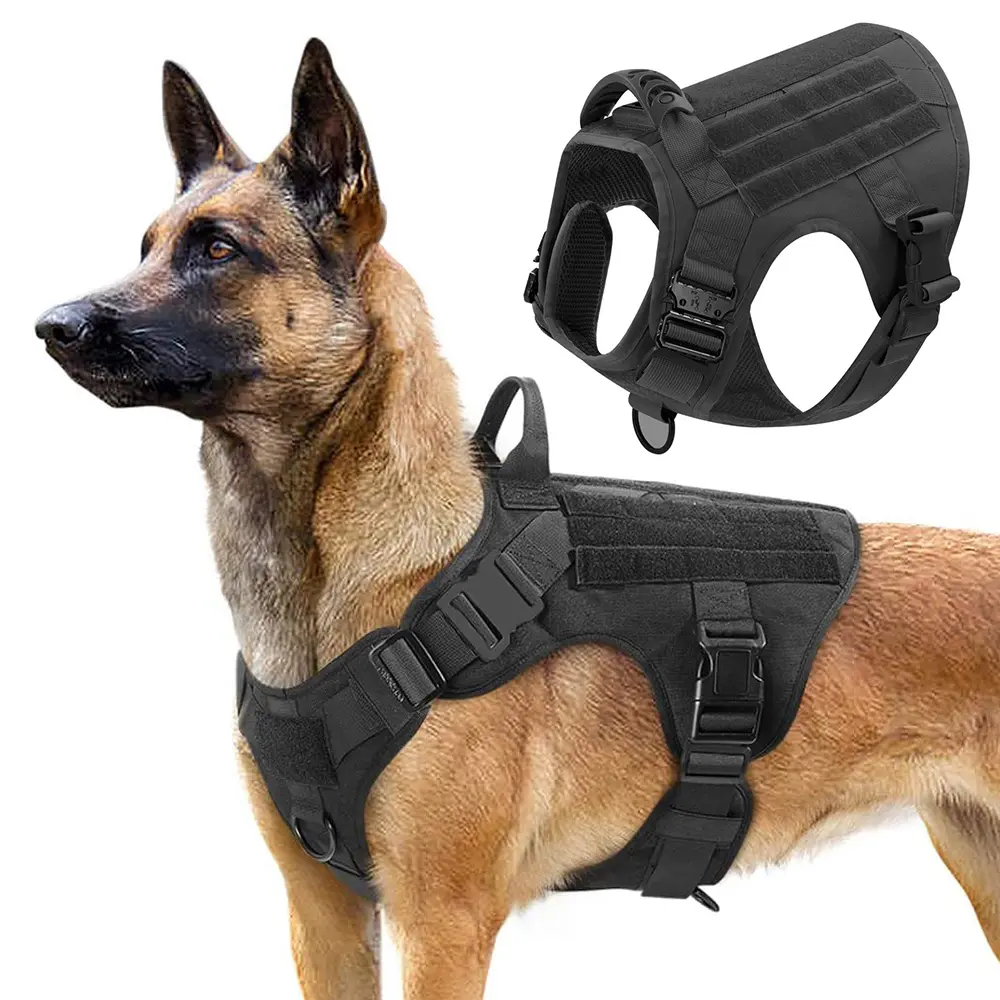 CWV Heavy Duty Dog Harness – Universal Harness, Walking Harness & Safety Harnesses for Medium to Large Dogs, #SummerWins #DealsForYouDays Durable,  Easy to Control, No Pull Adjustable Pet Harness, Pet Supplies