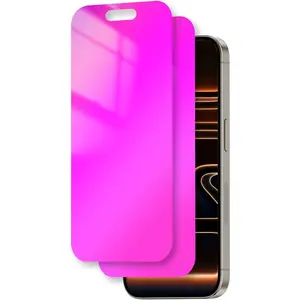 for iPhone 17 Pro Max Privacy Screen Protector 6.9 inch Gradient Colorful 17 ProMax Tempered Glass 28 °   Anti-Spy Private Anti Blue Light Full Coverage HD Easy Install Frame 2 Pack