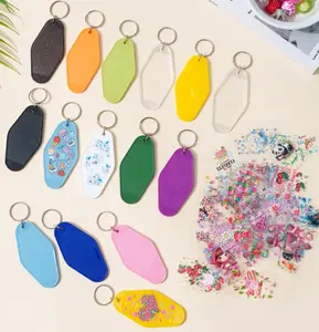 Random 50pcs UV DTF Wrap Keychain Stickers summerwins Cartoon Characters Versatile Use