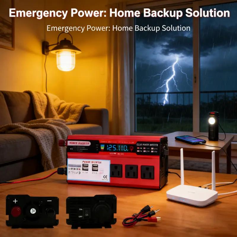 Road Trip Must-Have! Ultra-Safe Car Power Inverter for Camping & Emergency Use cars accessories car essentials