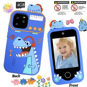 Children’s Interactive Toy Phone, Unicorn Theme, Dual Lens Cameras, 2.8-Inch Touch Display, Soft Protective Shell, Surprise Holiday Gift For Boys & Girls