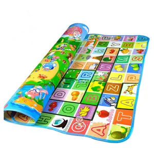 Baby Kid Crawl Carpet Fantasy Kingdom Fruit Letters Graphic Print Play Game Picnic Large Size Mat Nursery Cute