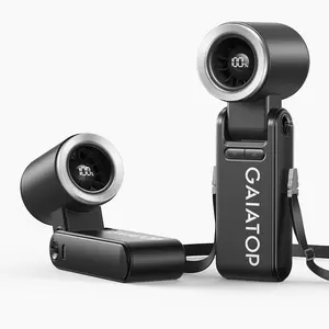 GAIATOP Handheld Mini Fan, Up to 21 Hours of Use, Rechargeable Battery, 6-Speed 180° Adjustable, Lightweight & Portable Foldable Fan, Summer Essential for Women & Girls, Travel & Work   Valentine's Day gift