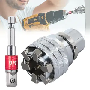 Universal Socket, Super Socket Fits For Standard 10 To 19Mm, Metric 3/8 In,Adjustable Hex Socket Socket Head Cap Screwdriver, Multi-Functional Electric Drill For Screwing,Tool Gifts For Men/Dad/Father/Husband
