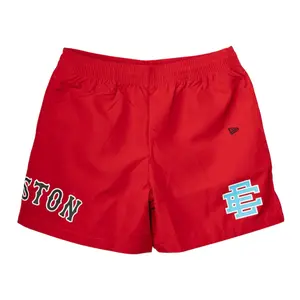 Menswear Eric Emanuel EE Basic Shorts - Boston Red Sox, Red Multi
