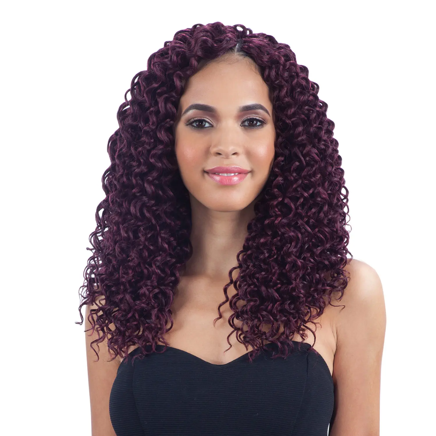 Freetress Beach Curl 12 Inch, Curly Synthetic Crochet Braids, Hand-Tied Hair Extensions & Pieces, Synthetic Braided Hair, Freetress Beach Curl 12 Inch The Hair & Length