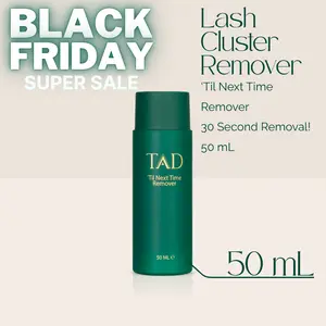 TAD Lash 'Til Next Time Remover 50ml - Easy DIY Lash Cluster Remover with Q-Tip Application, Follow with TAD Pure Cleanser, Made in South Korea - Cosmetic