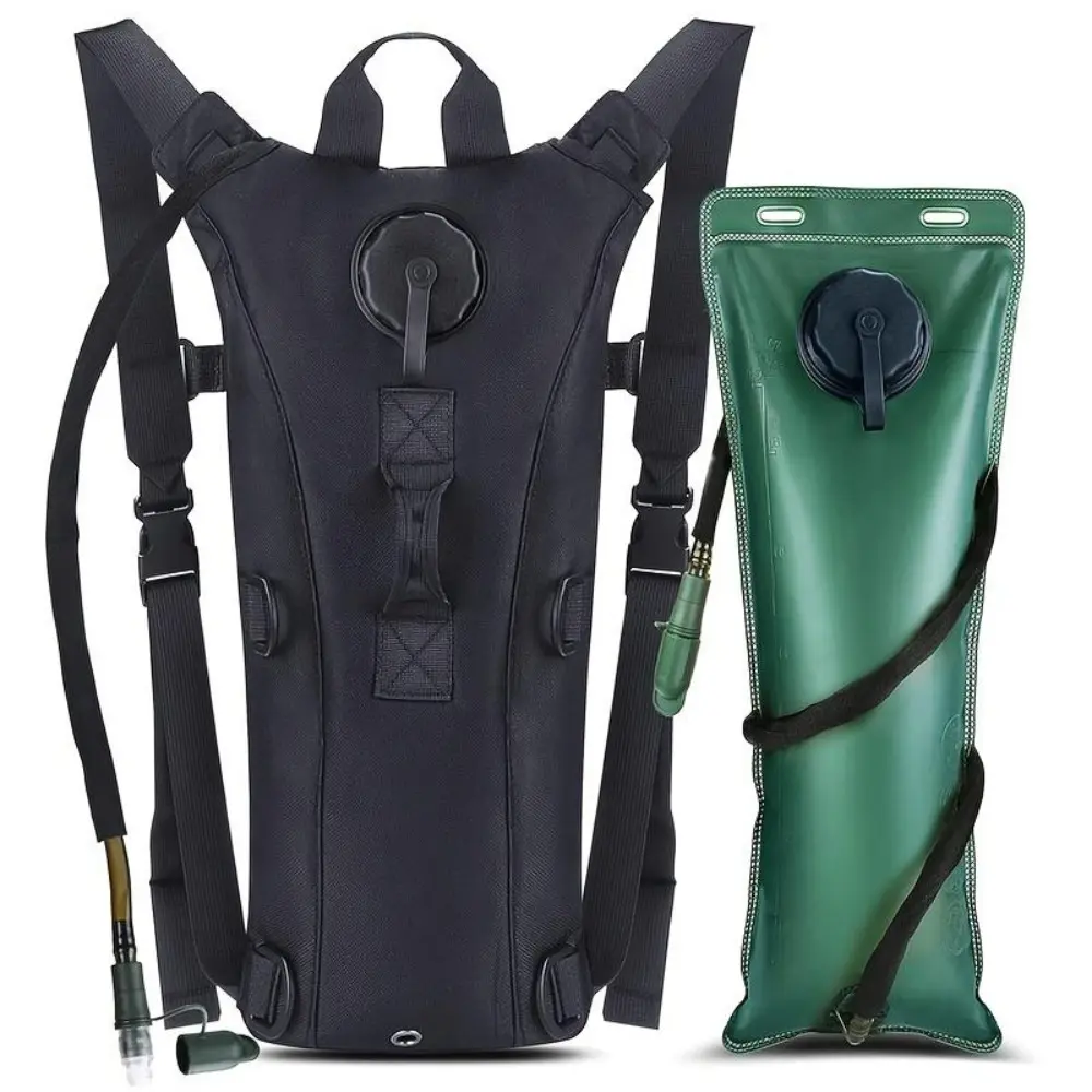 Hydration pack with 3-liter bladder, tactical water bladder, suitable for hiking, cycling, running, walking, and mountaineering, Sports Backpack, Bike Bag