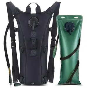 Hydration pack with 3-liter bladder, tactical water bladder, suitable for hiking, cycling, running, walking, and mountaineering Backpack