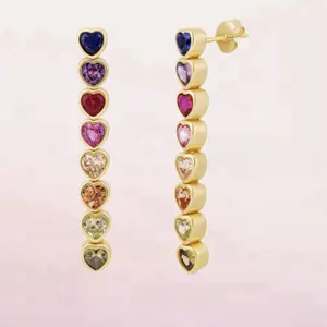 CANDY HEARTS DROP EARRINGS