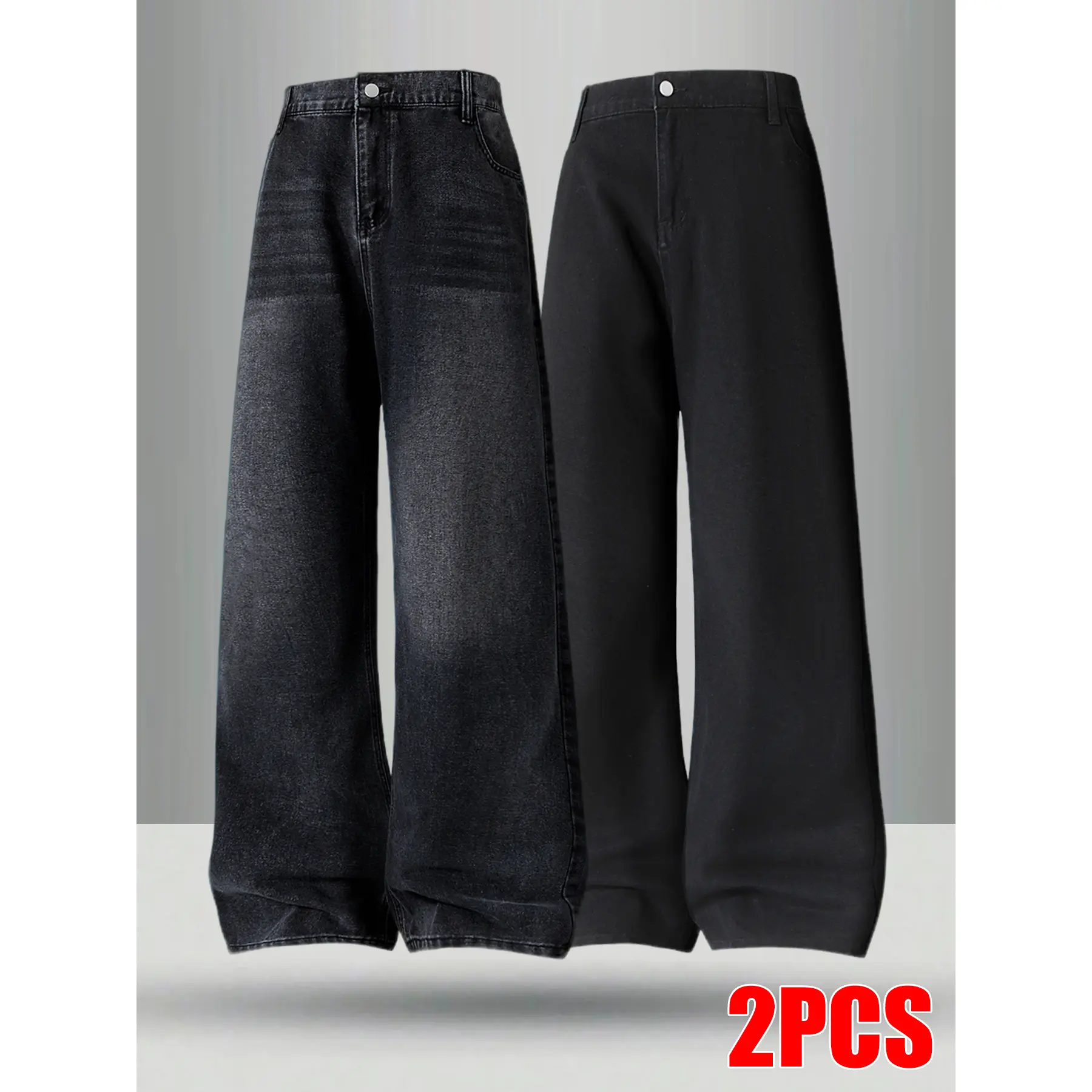 2-PCS  - black/gray + black