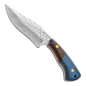 A forged stainless steel outdoor knife with a sharp blade, comfortable grip, suitable for outdoor camping, hiking, mountain climbing activities, perfect as a gift for outdoor enthusiasts!