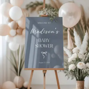 Acrylic Baby Shower Welcome Sign