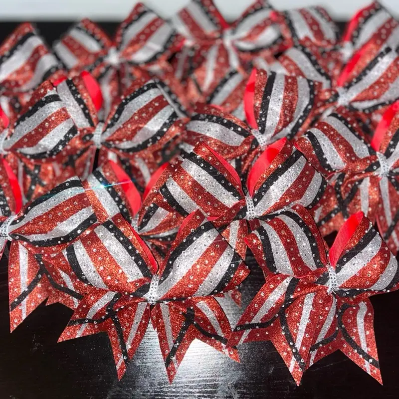 Rhinestone Cheer Bow