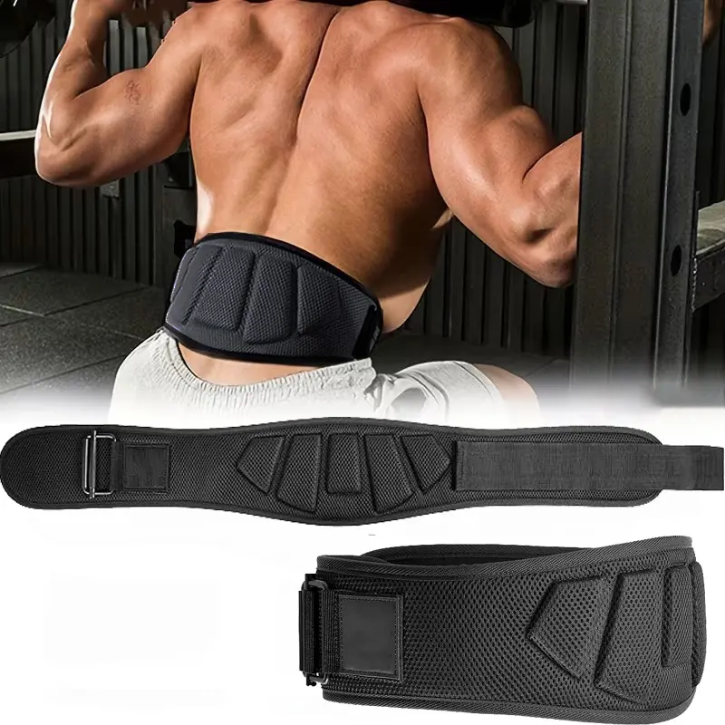 HOXEZU Weight Lifting Belt - 1pc Workout Gym Powerlifting Belt for Cross Training,Deadlift & Intense Workout - 6" Adjustable Fit Auto Lock Weightlifting Belt for Men & Women - Neoprene Gym Belts for Stability & Lumbar Back Support