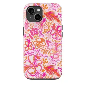 Tropical Hibiscus Phone Case, Hibiscus Phone Cover, Hibiscus Phone Accessories, Gift for Her, Birthday, Holiday Compatible with Samsung Galaxy S25