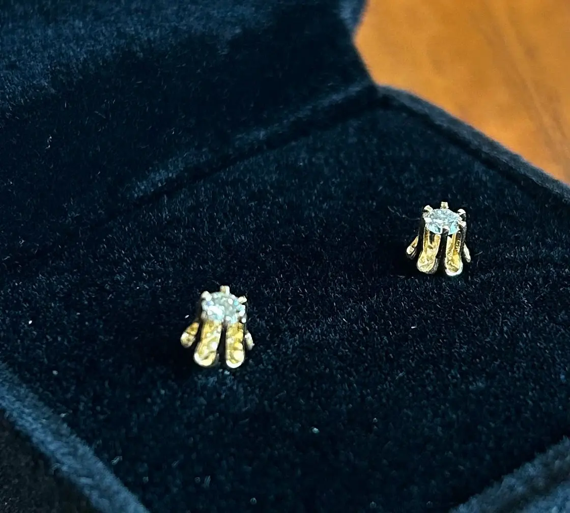 14K Gold 1/3 cttw G/SI Diamond Stud Earrings