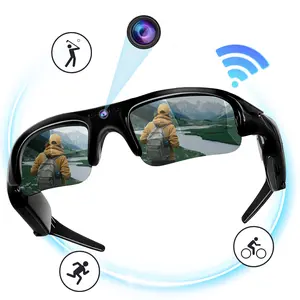 Smart Glasses With Camera Video Glasses  Smart Glasses For Men 1080P Camera Glasses, UV Protection, Unisex Sunglasses, HD Sports Camera, Outdoor Protection, Convenient to Carry, Recording Glasses, Multifunctional Smart Glasses