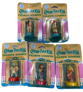Vintage CABBAGE PATCH KIDS Self Inking Stamper Complete Set Of 5 Different 1984