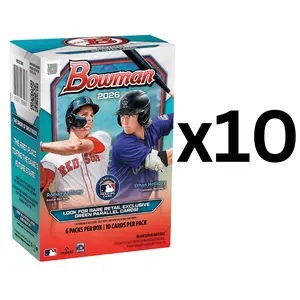 1245 - Baseball, 2026  Bowman Blaster Boxes (10)