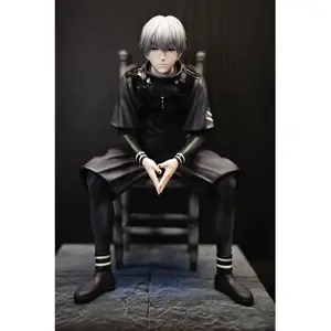 Tokyo Ghost Anime Figure Kaneki Ken Action Figure Mask men Double Head Statue Kaneki Ken Figure Removable pvc Model Ornament Toy