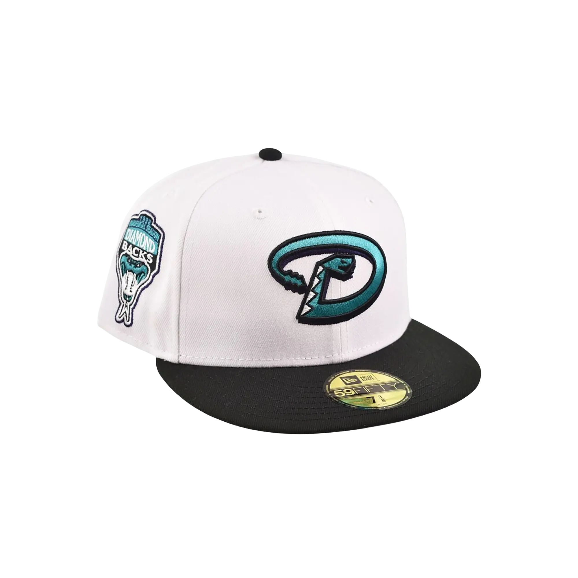 59FIFTY Arizona Diamondbacks Grape Fitted Hat "White" 70947482